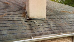 dmaged roof