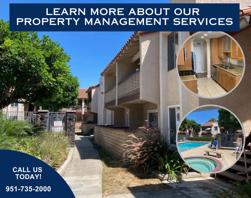 Understanding Squatters: Who Are They and What Rights Do They Have? 1 Image with text: "Learn more about our property management services. Call us today! 951-735-2000