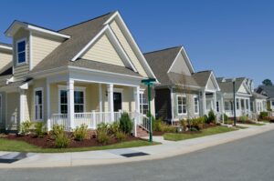 residential houses exterior view