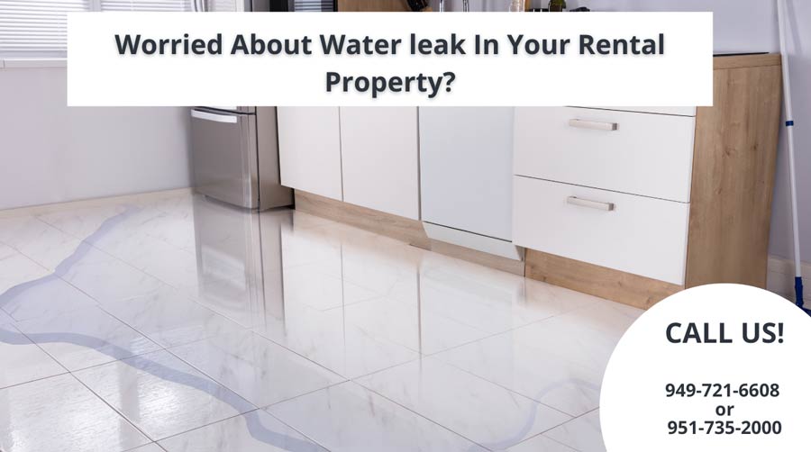 Preventing Water Damage in Your Rental Home 1 Worried about water leaks. Call us. We can help