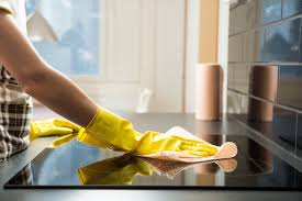 Wiping Stove Top